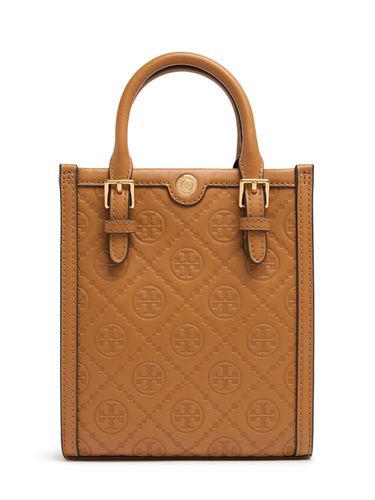 Bolso Mini N/s T Monogram De Piel - TORY BURCH - Modalova