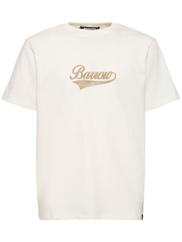 Logo Cotton Jersey T-shirt - BARROW - Modalova