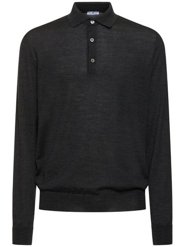 Long Sleeve Wool Polo Sweater - PT TORINO - Modalova