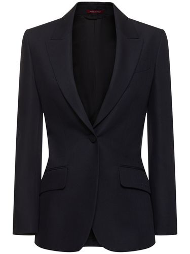 Single Breast Wool & Mohair Jacket - GUCCI - Modalova