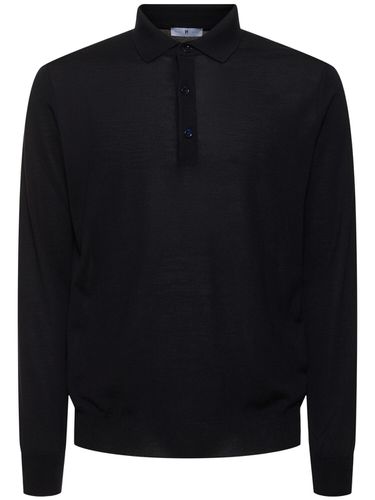 Long Sleeve Wool Polo Sweater - PT TORINO - Modalova