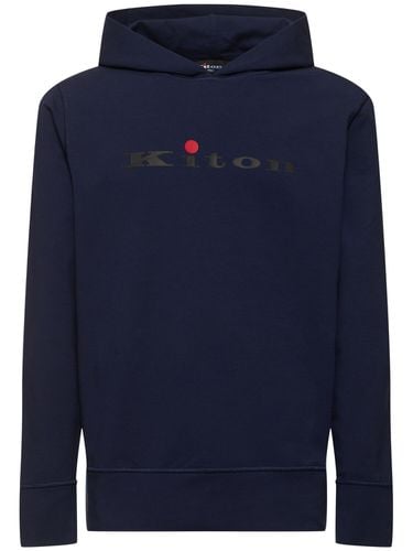 Sudadera De Algodón Con Logo - KITON - Modalova