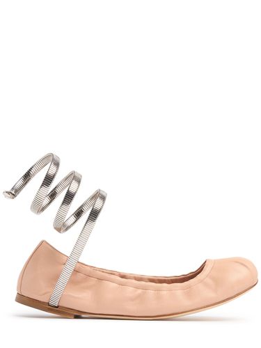 Mm Juniper Leather Ballerina Flats - RENÉ CAOVILLA - Modalova