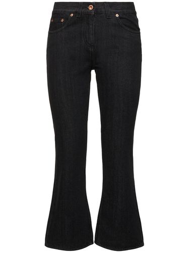 Denim High Rise Flared Jeans - ASPESI - Modalova