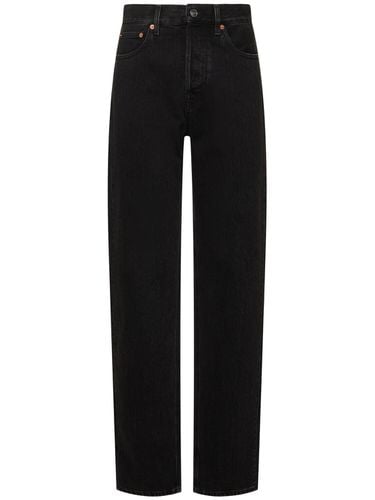 Denim Straight Jeans W/ Laser Detail - GUCCI - Modalova