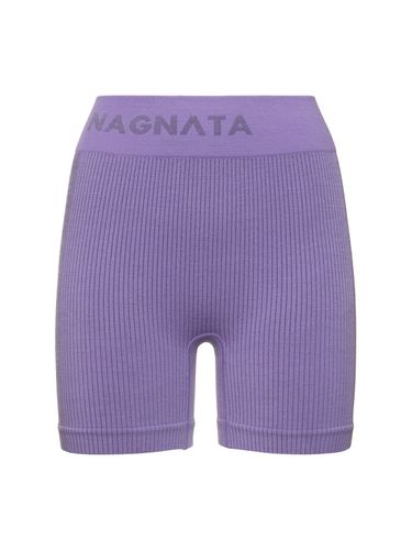 Ballet Wool Blend Mini Shorts - NAGNATA - Modalova