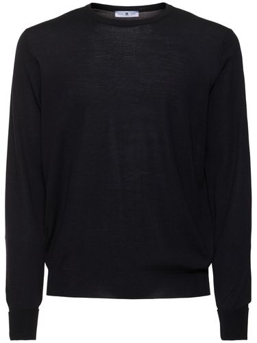 Superfine Wool Slim Fit Crewneck Sweater - PT TORINO - Modalova