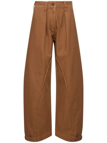 Workwear Cotton Twill Twisted Seam Pants - JW ANDERSON - Modalova