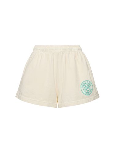 Connecticut Crest Disco Shorts - SPORTY & RICH - Modalova