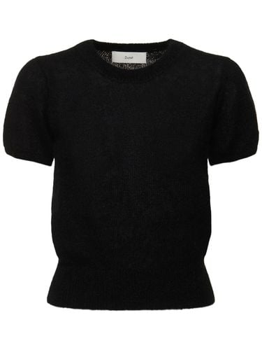 Short Sleeved Knit Top - DUNST - Modalova