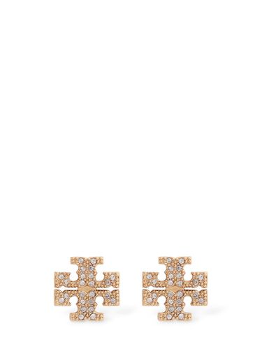 Kira Pavé Stud Earrings - TORY BURCH - Modalova