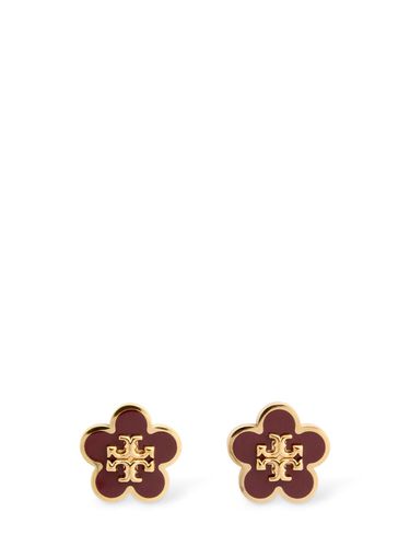 Kira Flower Stud Earrings - TORY BURCH - Modalova