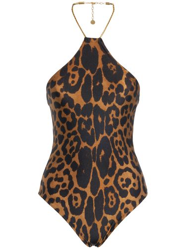 Leopard Print Jersey One Piece Swimsuit - TOM FORD - Modalova