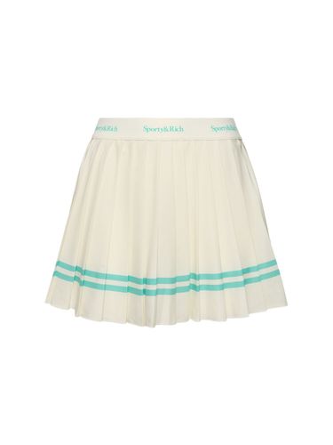 Serif Logo Pleated Skort - SPORTY & RICH - Modalova