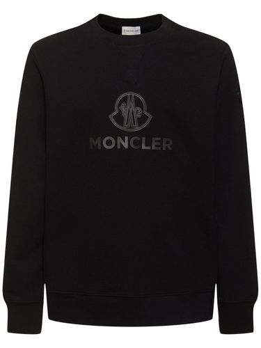 Cotton & Cashmere Sweatshirt - MONCLER - Modalova