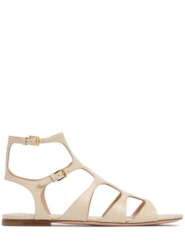 Mm Tejus Croc Embossed Flat Sandals - TOM FORD - Modalova