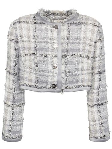 Chaqueta Corta De Lúrex Y Tweed - DOLCE & GABBANA - Modalova