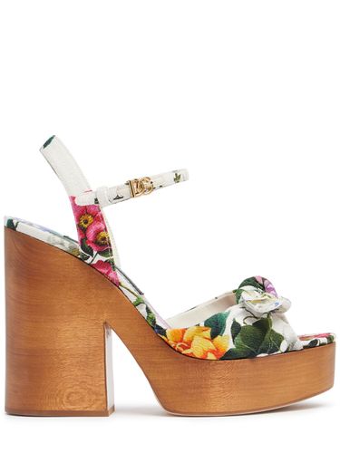 Mm Keira Textile Clog Sandals - DOLCE & GABBANA - Modalova