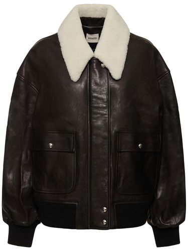 Sheller Leather Jacket - KHAITE - Modalova