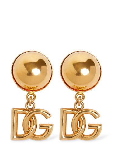 Dg Pop Clip-on Earrings - DOLCE & GABBANA - Modalova