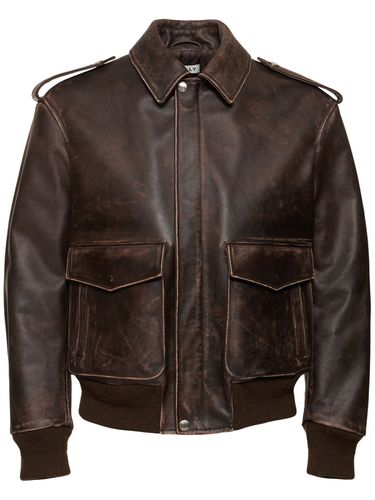 Leather Bomber Jacket - BALLY - Modalova