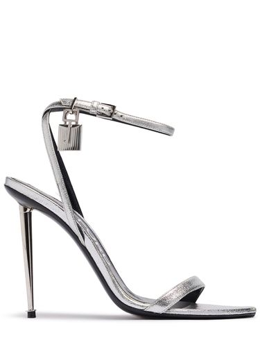 Mm Padlock Metallic Leather Sandals - TOM FORD - Modalova