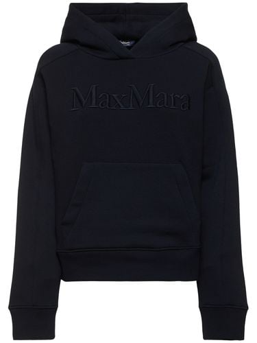 Malva Logo Embroidery Jersey Hoodie - 'S MAX MARA - Modalova