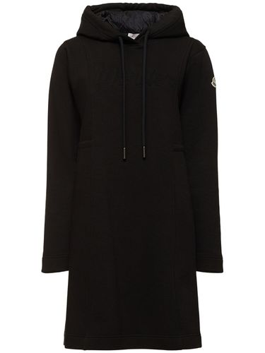 Vestido Corto De Algodón - MONCLER - Modalova