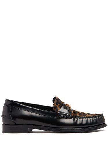 Mm Hohe Loafers Aus Leder - VERSACE - Modalova