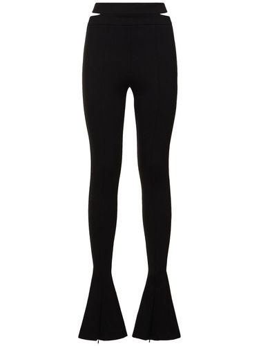 Stretch Viscose Cut-out Pants - ANDREADAMO - Modalova