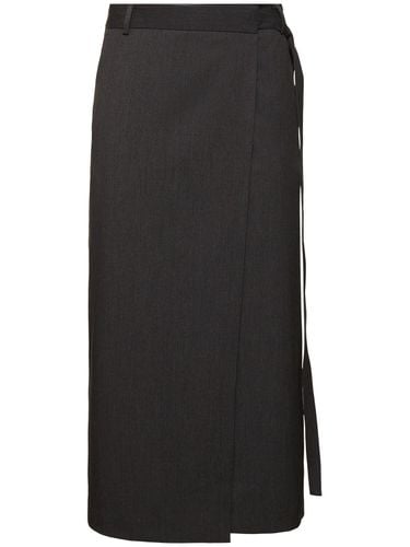 Maxi Tie Skirt - DUNST - Modalova