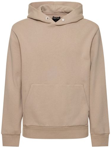 Hoodie Aus Baumwolle Und Kaschmir - ZEGNA - Modalova