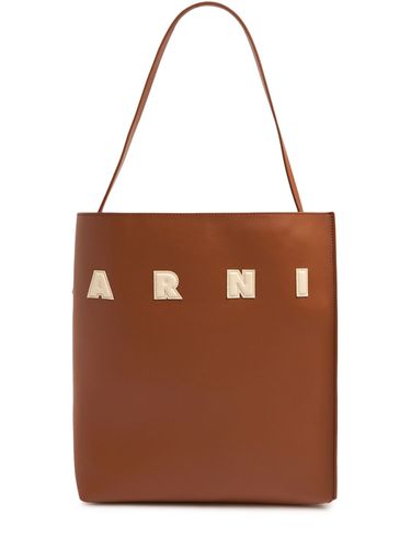 Medium Museo Hobo Leather Tote Bag - MARNI - Modalova