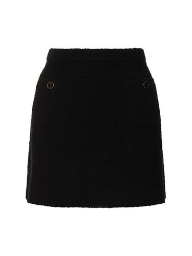 Wool Bouclé Skirt - GUCCI - Modalova