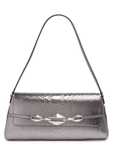 E/w Diamond Embossed Leather Bag - JIMMY CHOO - Modalova