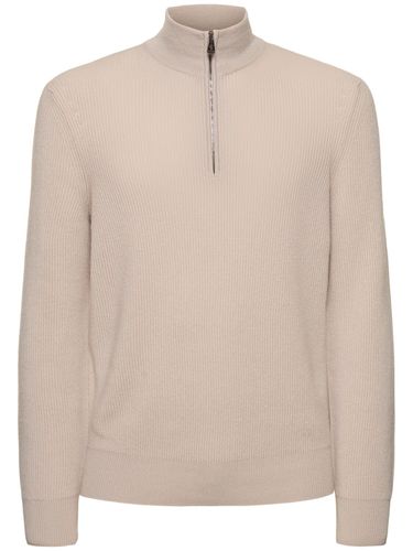 English Cashmere Rib Knit Sweater - PIACENZA CASHMERE - Modalova