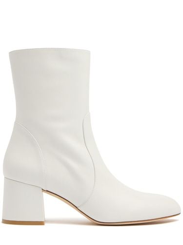 Mm Flareblock Leather Ankle Boots - STUART WEITZMAN - Modalova