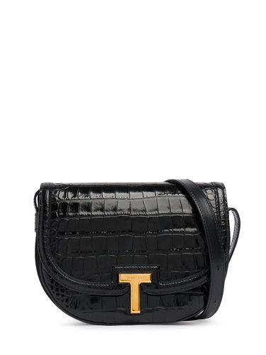 Shiny Croc Embossed Crossbody Bag - TOM FORD - Modalova