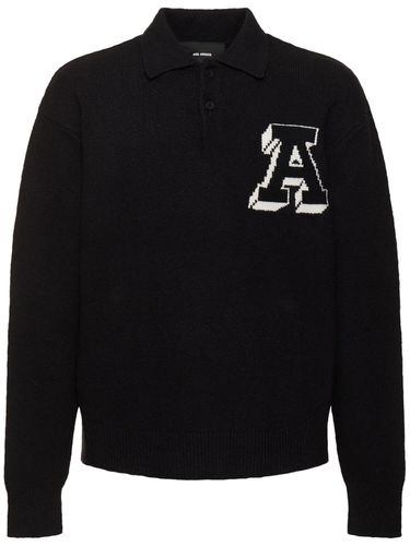 Polosweater Aus Baumwollmischstrick „team“ - AXEL ARIGATO - Modalova