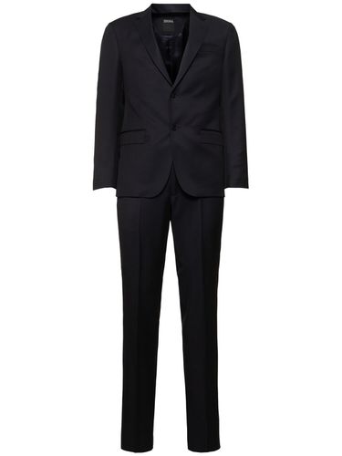 Wool & Mohair Regular Fit Suit - ZEGNA - Modalova