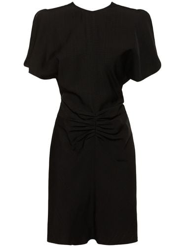 Gathered-waist Viscose Mini Dress - VICTORIA BECKHAM - Modalova