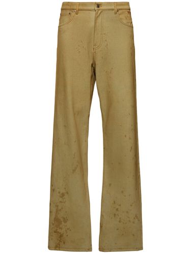 Tea Wash Denim Jeans - MSGM - Modalova