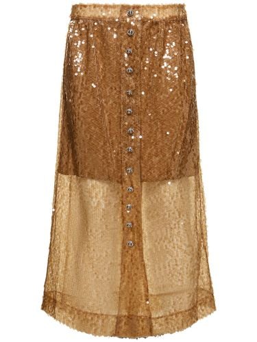 Sequined Midi Skirt - RABANNE - Modalova