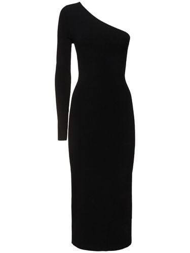 Body Compact Viscose Midi Dress - VICTORIA BECKHAM - Modalova