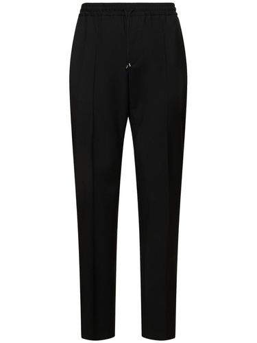 Wool & Mohair Jogger Pants - VALENTINO - Modalova