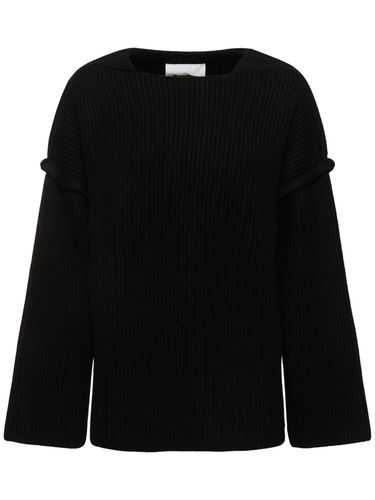 Boiled Wool Knit Sweater - JIL SANDER - Modalova