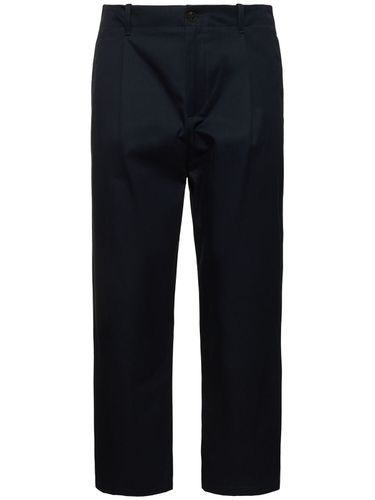 Pleated Cotton Gabardine Pants - VALENTINO - Modalova