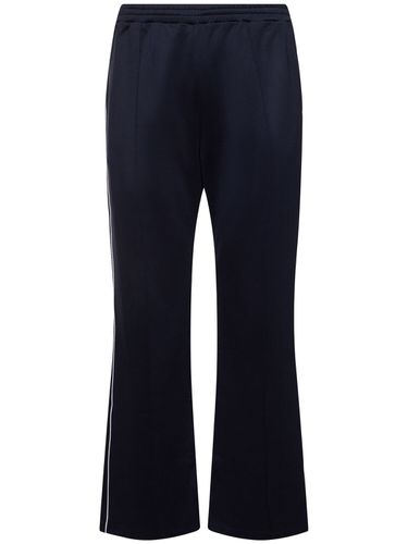 Double Cotton Blend Jersey Track Pants - VALENTINO - Modalova