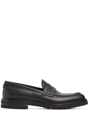 Formale Grained Leather Loafers - DOLCE & GABBANA - Modalova