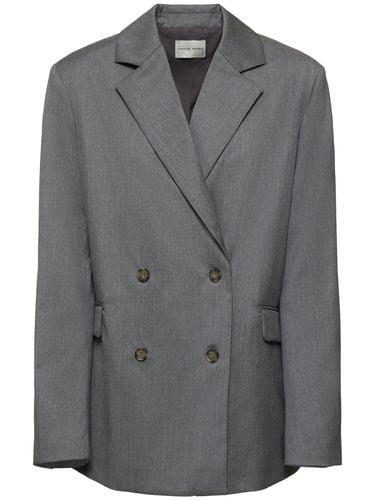 Donau Double Breast Wool Blazer - LOULOU STUDIO - Modalova